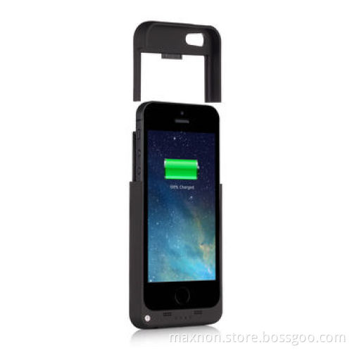 2,200mAh external battery power bank case for iPhone 5 with kick stand